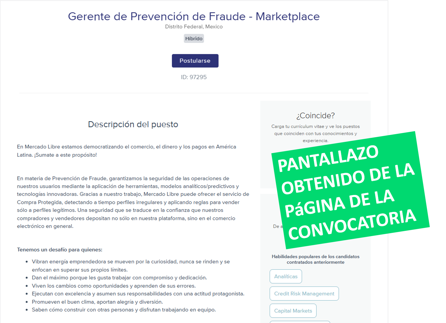 Software Project Leader - Optimización de Envíos (ID 91912)